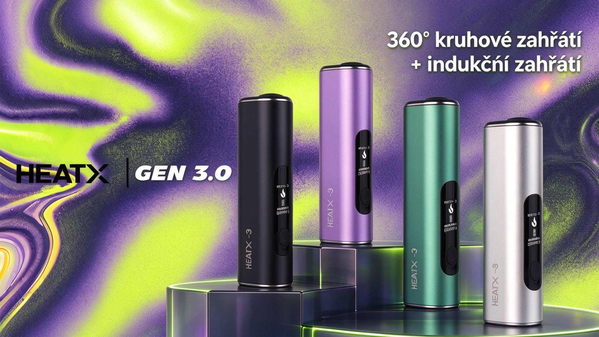 HEATX-3 — riscaldamento circolare a 360° e quattro colori